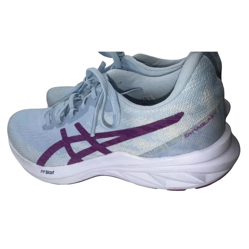 Asics Dynablast 3 Womens Running Shoes Sky Blue Purple 1012B289 Size 9 US